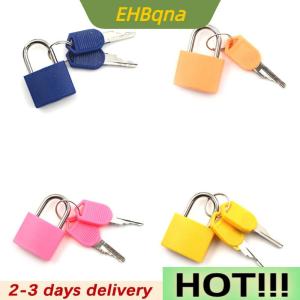 EHBqna Mini Strong Steel Padlock Travel Suitcase Drawer Dormitory Locks With 2 Keys