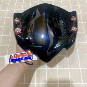 ( Hình thật video thật ) Mão Chắn Gió cho xe Exciter 135 LC 135 Ốp Đầu Exciter 135 kèm Tem ngẫu nhiên + ốc Thái nhiều màu