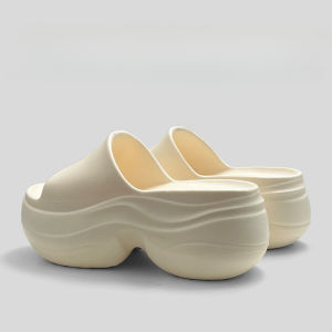 IELGY EVA Solid Color Minimalist Thick-soled Height-increasing Slippers for Women