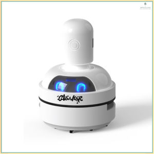 Mini Tabletop Vacuum Cleaner Strong Suction Portable Dust Collector for Paper Bits Crumbs Fine Debris Home Classroom