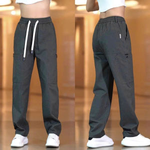 Quần kaki túi hộp ống suông không bai xù thấm hút mồ hôi lên form chuẩn