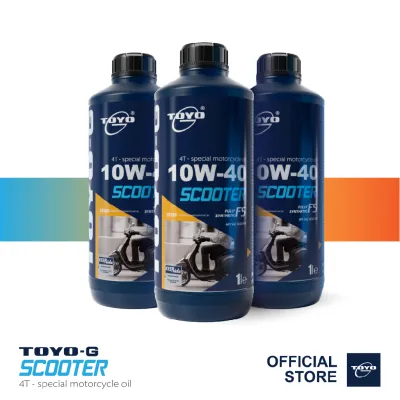 TOYO-G SCOOTER 10W-40 | 4-Stroke Motorcycle 100% SYNTHETIC Engine Oil (1L)