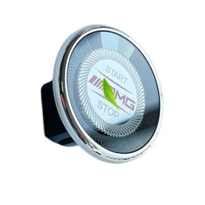 For  Mercedes GLA GLC A B C E Class (2015-2019) Sporty Crystal Push Start Button Replacement | Interior Upgrade Trim