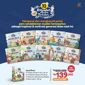 Family 10 Ilmuwan Muslim Terhebat Ziyad Isi 10 buku / Buku Cerita Anak / Buku Anak Muslim / Buku Anak Islam / Buku Anak Kekinian / Buku Bacaan Anak