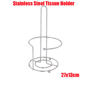 Paper Roll Holder Wall Mounted Towel Storage Rack Tissue Hanger Plastic Paper Roll Organizer Fresh Film Storage Rack Shelf for Kitchen