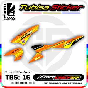 Sticker Striping MIO GEAR - Stiker Striping Variasi Motor MIO GEAR. TBS.16
