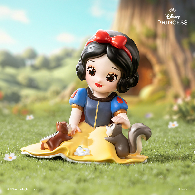 แอ็คชั่นฟิกเกอร์ 【เริ่มวางจำหน่ายทั่วโลกวันที่  15/3 เวลา 9.00 น. ตามเวลาประเทศไทย】POP MART Disney Snow White Classic Series Figures Blind Box