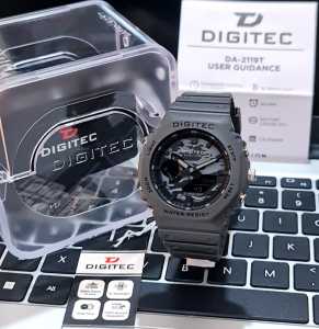 jam tangan pria Digitec da 2119 T analog digital dualtime stopwatch fashion Watches