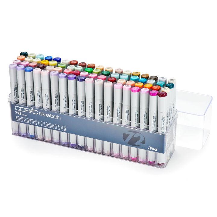 Copic Sketch Marker 72 Colors Set E 72 Colors Art Supplies