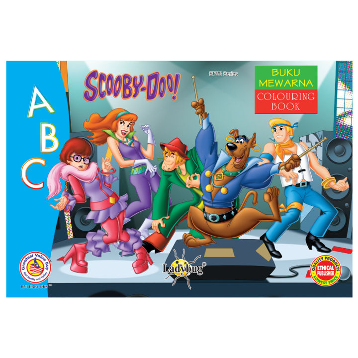 Scooby-Doo Abc Colouring Book 16 Pages B4 Size EF22 SERIES | Lazada