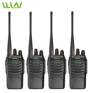 WLN  KD-C888S 5W Portable Two Way Walkie Talkie Radio VHF/UHF 400-470MHz- SET OF 4