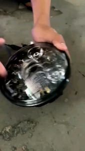 Daymaker 16 LED 5.7 Inc 12 Volt Lampu Daymaker 16 LED Ukuran 5.7 Inc 12 Volt Lampu Depan Daymaker 16 LED Size 5.7 Inc Merk Dus Hitam Senja Kuning