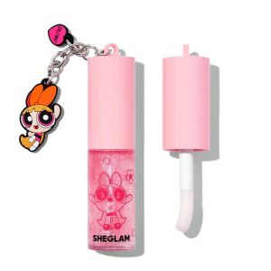 The Powerpuff Girls | SHEGLAM Super Trio Shimmer Lip Oil Hydrating Glossy Lip Care Makeup Cosmetics