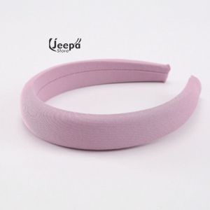 Bando Kain Wanita Korean Headband Model Lucu Berwarna Empuk Tebal Aksesoris Rambut Fashion Trendy