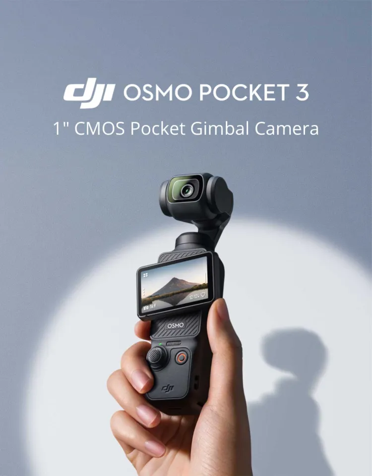DJI Osmo Pocket 3 - Handheld | Pocket-Sized, Quick, Stable