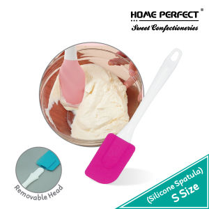 HOME PERFECT S/M Size Silicone Spatula Removable Head&HandleHeat Resistant Baking ScraperWY-9729SIL/HA WY-9723SIL/HA