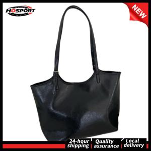 【Free Shipping】 Tote Bag for Women Soft Leather Simple Shoulder Bag Large Capacity Shoulder Bag for Work