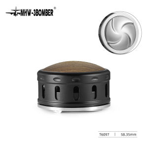 MHW 3BOMBER 51/53.35/58.35mm Coffee Distributor Gravity Adaptive Espresso Distributor with Air Hole Cyclone Base Barista