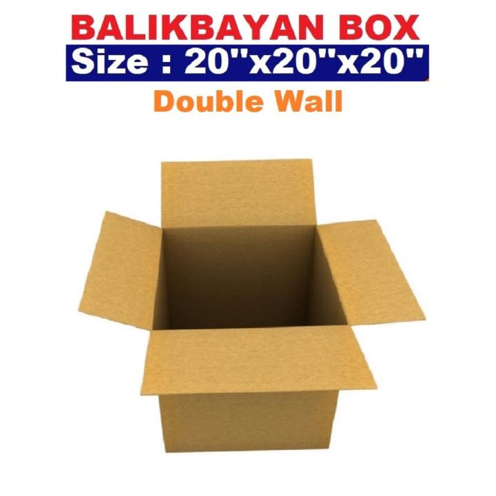 Balikbayan Box 20'' Double wall Lazada PH