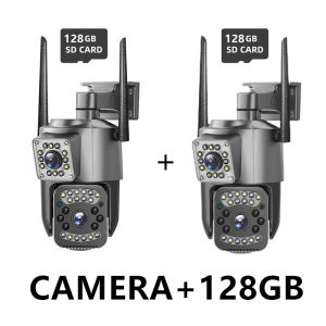 V380 PRO Dual Lens cctv camera connect cellphone HD cctv with no wifi needed 8MP Indoor and Outdoor Two-Way Audio Night Vision waterproof