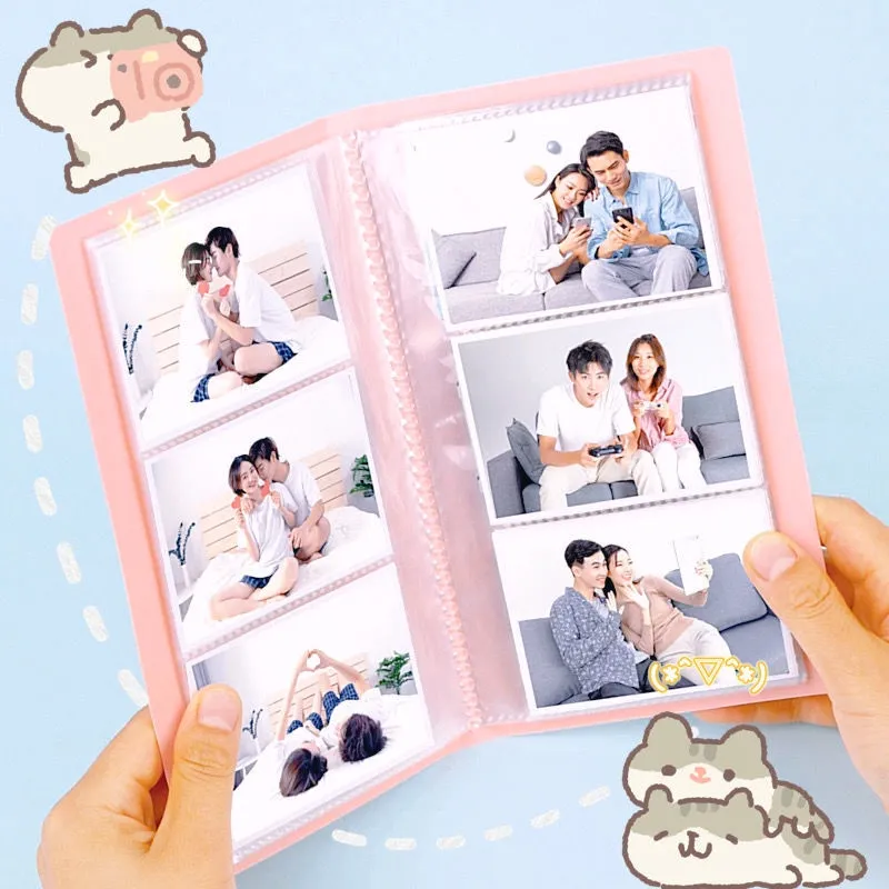 LST- 120 pockets capacity lomo card holder photocard book photo album  photocard binder Decor Gift random color Cloth Cover Photo Binder Modern  3-Ring Photo Album - Lazada | Lazada PH