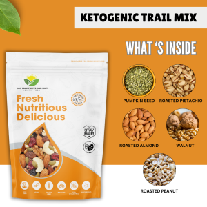 Ketogenic Trail Mix 500g (Mixture of Dried fruits and Nuts)