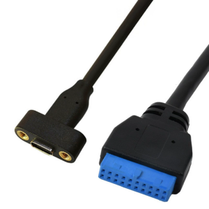 USB C mở rộng cáp dữ liệu 5gbps Loại C nữ để idc20p nữ bảng điều khiển phía trước tiêu đề dây Bộ chuyển đổi linh hoạt thay thế