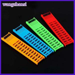 wangzhansi 1PC Fishing RIG BOARD พลาสติกคู่ด้านข้างฤดูใบไม้ผลิตะขอเก็บที่จับ