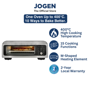 JOGEN EO 8216 Oven High Temperature Heat up to 400°C Pizza Air Fry Bake Roast Grill Dehydrate
