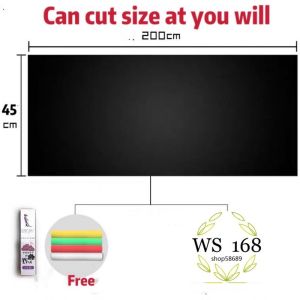Chalkboard Blackboard Stickers Removable Vinyl Draw Erasable Blackboard  Blackboard  with Chalk Whiteboard Wall Paper