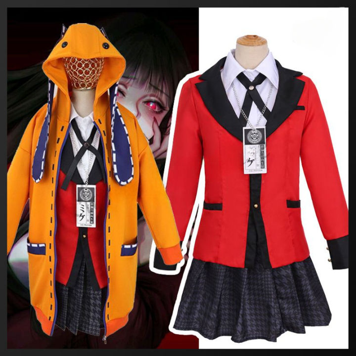 Kakegurui Compulsive Gambler Rune Runa Yomozuki Cosplay Costume Hoodie