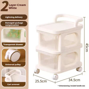 Drawer-style storage toy and snack storage trolley baby supplies multi-layer storage rack
