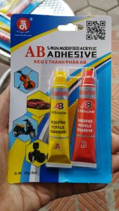 Keo dán sắt 2 thành phần AB Đức Anh Deyi 20g/set nhỏ {Hàng chính hãng giá tốt}