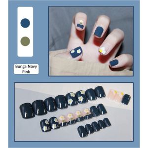 Kuku Palsu Motif Fake Nail Karakter Murah 24pcs Manicure Nail Sticker