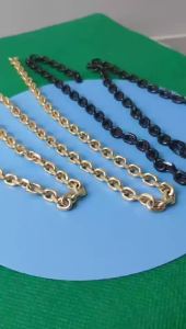 Mens Solid Titanium 7mm Anchor Chain Necklace Nautical Link Fashion Jewelry Accessory for Men