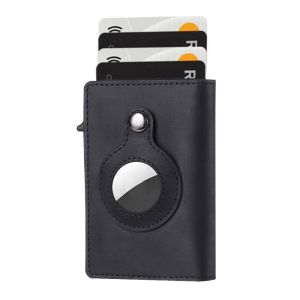 Rfid Airtag Wallet Pickup Holder Tự động Bật Lên Mini Wallet Chống Trộm Thẻ Swipe Case Túi Tiền Thông Minh