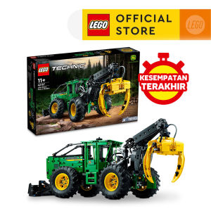 LEGO Technic 42157 John Deere 948L-II Skidder Building Toy Set (1492 Pieces) Mainan Sususan Balok (11 Tahun+)