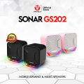 Fantech Sonar GS202 Mobile Gaming Speaker with 360 Surround Sound and Lighting Effects Speaker for PC. 