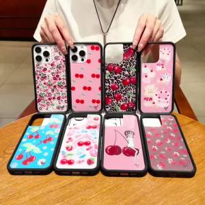 Wildflower Cindy Kimberly Pink Cherries Phone Case For iPhone 17 16 15 14 13 12 Pro Max Berry World Sweet Cakes Ming Lee Cover