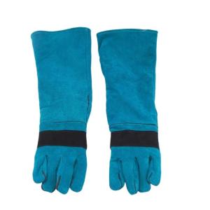 Professional Against Chew Leather Gloves For Pet Grooming Veterinary Handling And Animal Welfare