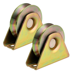50 Mm Roda Gerbang Pagar Roda Pagar Model U & V Roda Pintu Pagar Besi Roda Besi Pagar Roda Rel