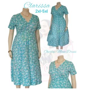 2x-5x Marissa Overlap Maxi Dress | ONHAND by ELYZA MARIE