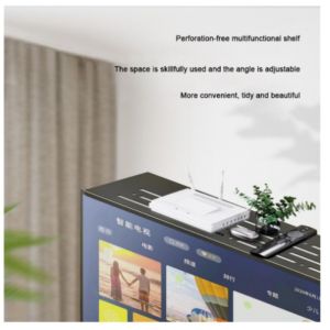 TV Set-Top Box Rack Punch-Free Computer Monitor Holder Bracket Top Holder Router Storage