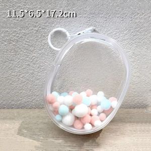 Tas Display Boneka Tas Penyimpanan Transparan PNC Pop Mart Tas Wadah Boneka Labubu PVC Pop Mart Labubu Transparent Storage Bag