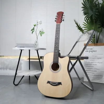 38 inch beginner acoustic guitar Beginners Practice Introductory Guitar