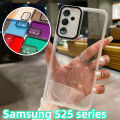 Samsung Galaxy S25 S25+ S25 PLUS Case for Samsung Galaxy S25 Phone Casing Back Cover Soft TPU Silicone Plating Transparent Clear Shockproof Bumper Acrylic. 