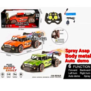 Mainan Mobil Remot Control Racing Die Cast Terbaru Bisa Keluar Asap 1339 1 | Mainan RC Drift Top Speed Asap & Lampu Ban Karet | Kemasan Dus Berbahan Alloy Body Shell Easily Kecepatan Tinggi | Mainan Edukasi Anak Laki Laki