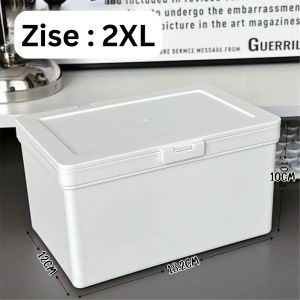 กล่องมินิมอล เก็บอุปกรณ์เบ็ดเตล็ด มีหลายขนาด จัดระเบียบบนโต๊ะ มีฝาปิด กันฝุ่น