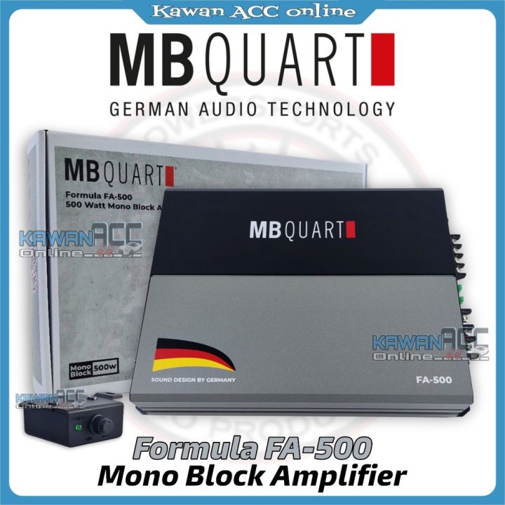 MB Quart Mono Block Amplifier **100%Original** Formula FA-500 Class-D ...