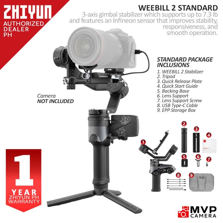 Zhiyun WEEBILL-2 STANDARD PRO COMBO B3-Axis Gimbal Stabilizer with